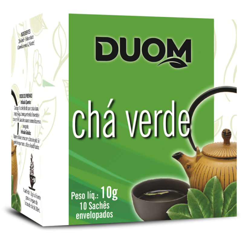 Chá Verde 10 sachês Duom