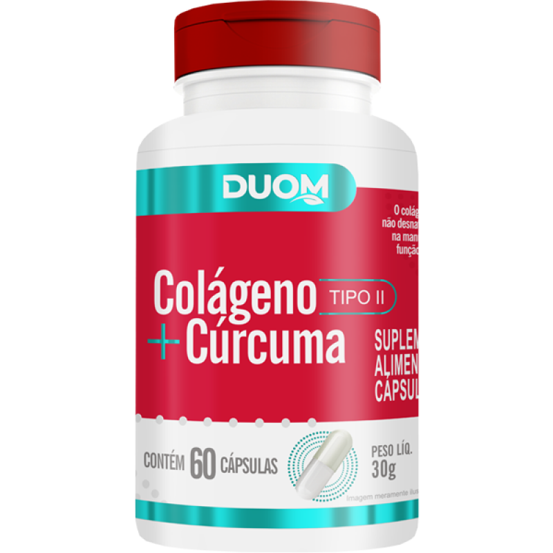 Colágeno tipo II + Cúrcuma 60 cápsulas