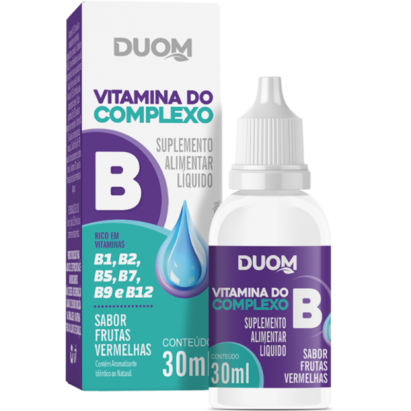 Vitaminas do Complexo B 30ml